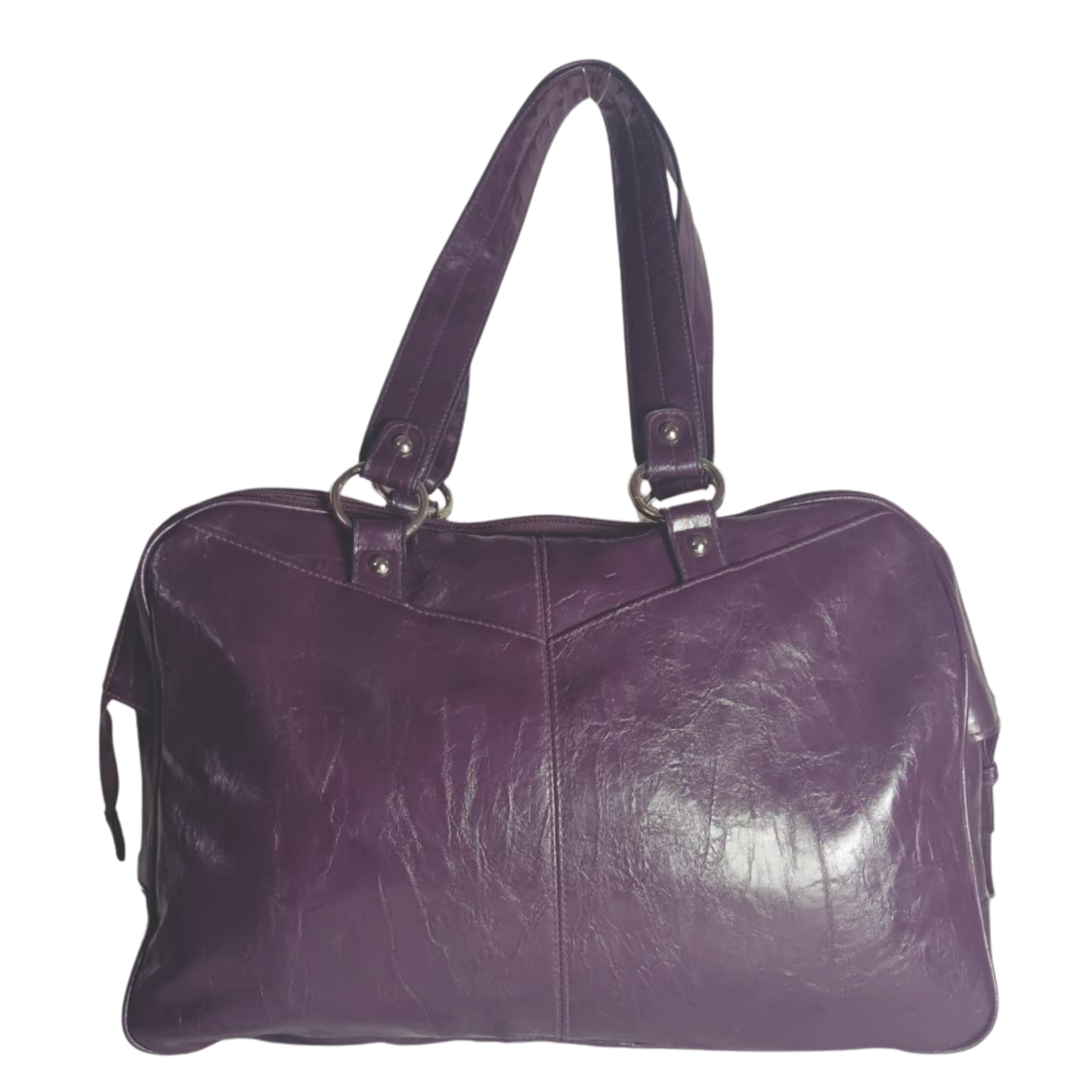 Diagonal Chevron Tote Bag with removable Laptop Sleeve