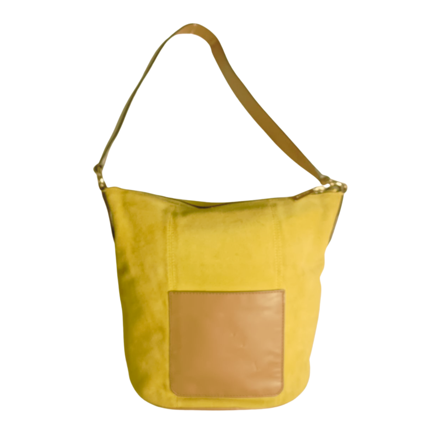 Brooke Suede Shoulder Bucket Bag