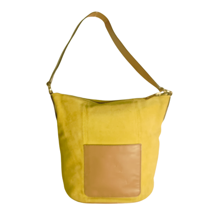 Brooke Suede Shoulder Bucket Bag