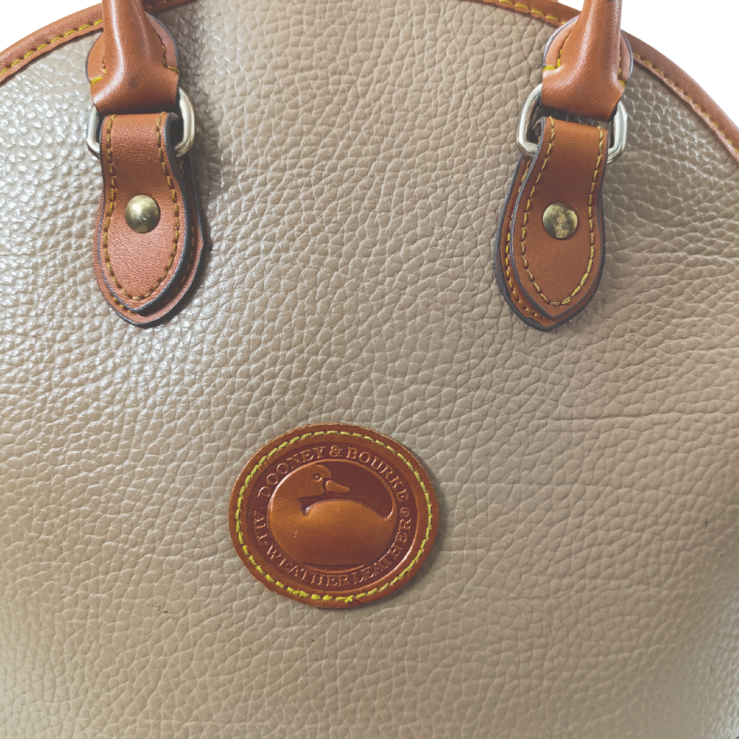 All Weather Leather Dome Norfolk Case Satchel