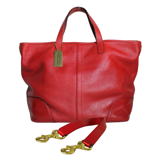 Hadley Luxe Grain Leather Satchel Bag