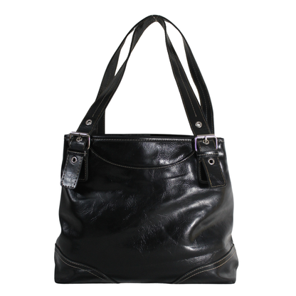 Snap Closure Shoulder Bag
