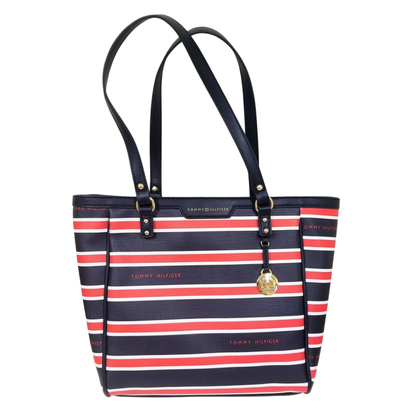Red+White+Blue Stripped Tote Shoulder Bag