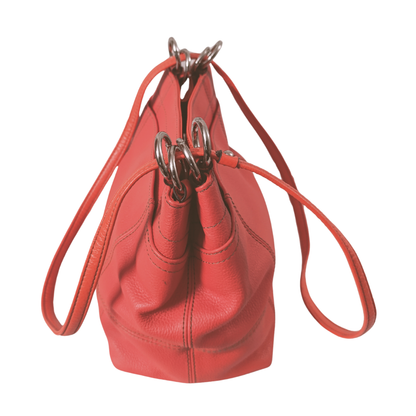 Pebbled Leather Convertible Crossbody / Shoulder Bag
